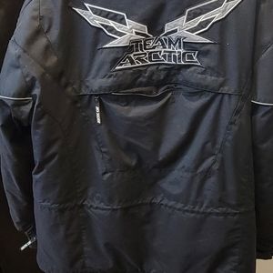 Extra large snowmobile coat in Black